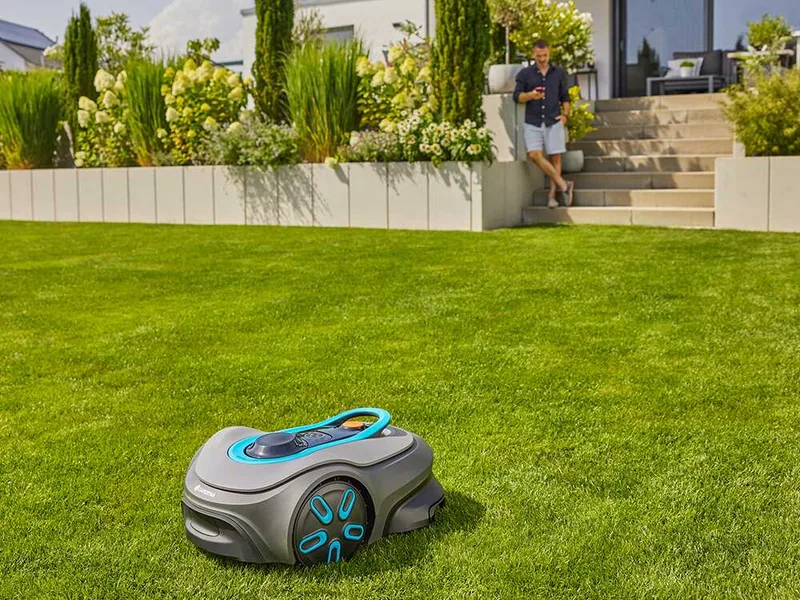 Gardena Smart SILENO Free 600 - Robot tondeuse - Gestion avec l'application Gardena Smart - Sans installation