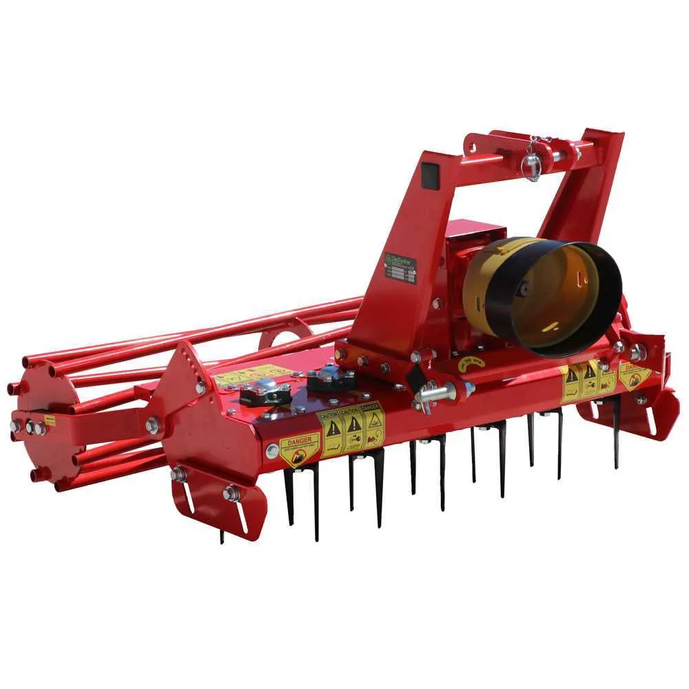 Herse rotative ultra-légère RO 104 - largeur de travail 104 cm - 12 lames Série ultra-légère - Prise de force anti-horaire (Rotation vers la gauche)