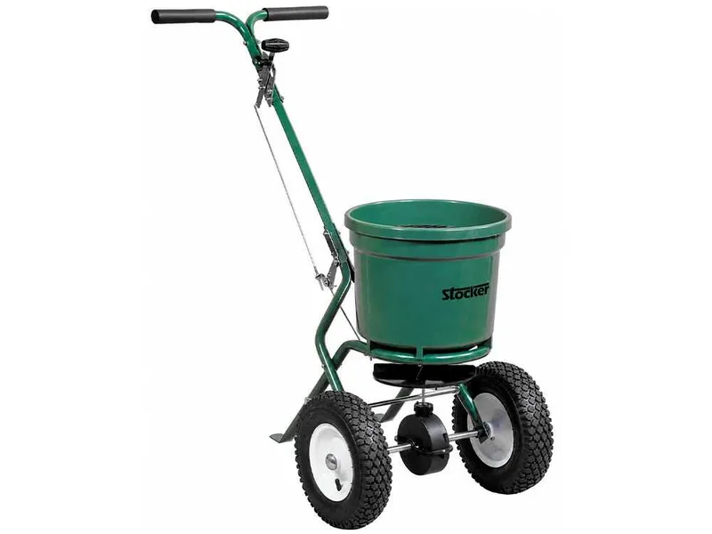 Stocker 3906 - Semoir à poussée manuelle - Épandeur d'engrais - Capacité 40 l