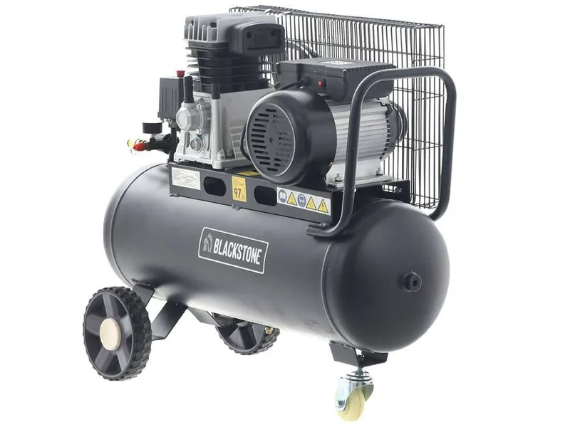 BlackStone B-LBC 50-20 - Compresseur d'air électrique à courroie - Moteur 2 CV - 50 L