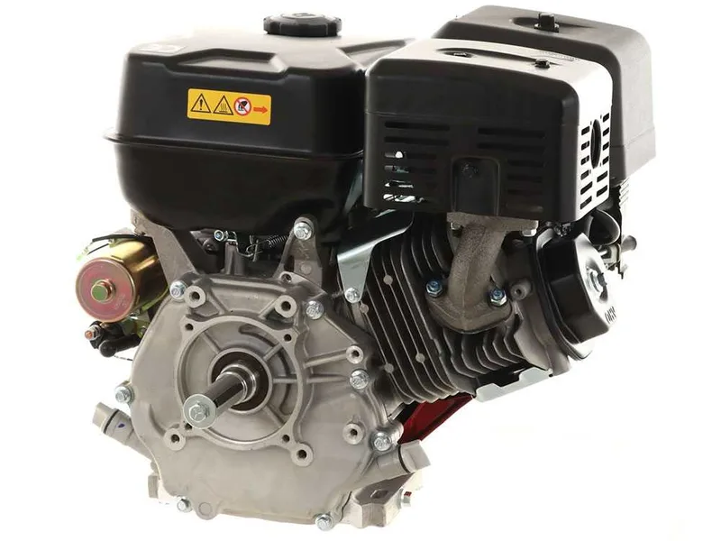 Moteur à essence monocylindrique 4 temps à arbre horizontal GeoTech Pro 420 cm3 - démarrage électrique