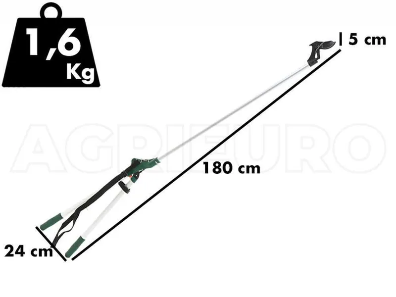 GeoTech FGP-180 - Coupe-branches sur longue perche de rallonge