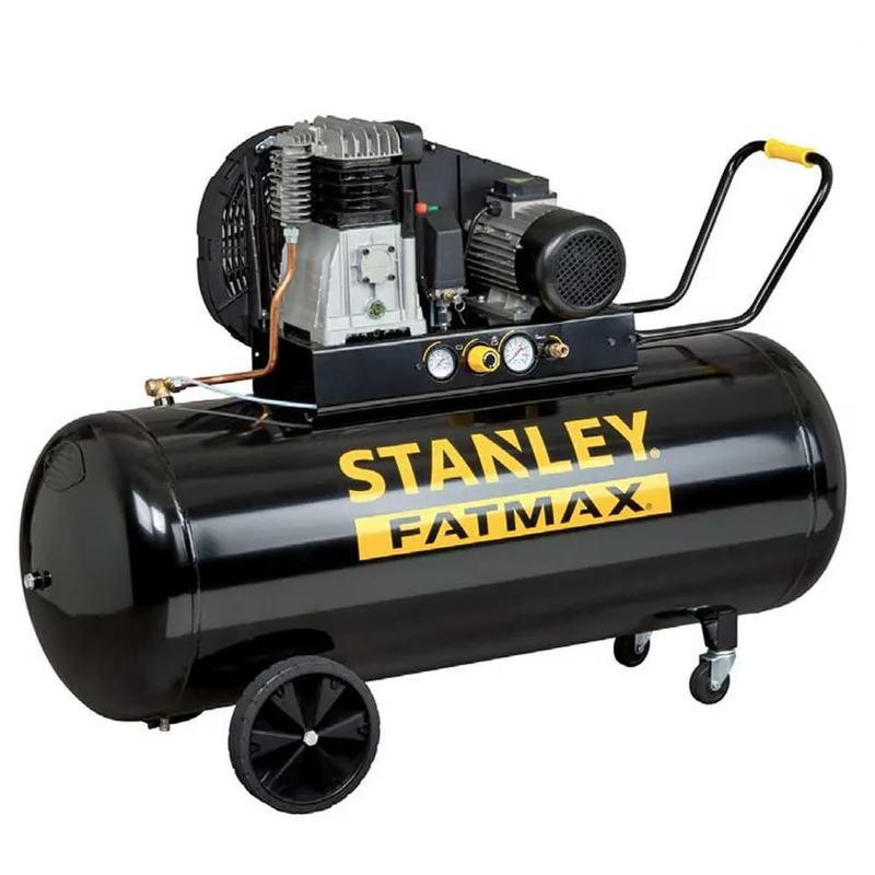 Stanley Fatmax B 480/10/270T - Compresseur d'air électrique triphasé à courroie - Moteur 4 CV - 270 L