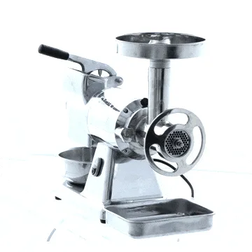 Fimar TC22AE - Hachoir à viande électrique avec râpe intégrée - 400 V - 1.5 CV - Groupe de hachage en aluminium - Sans inverseur de marche