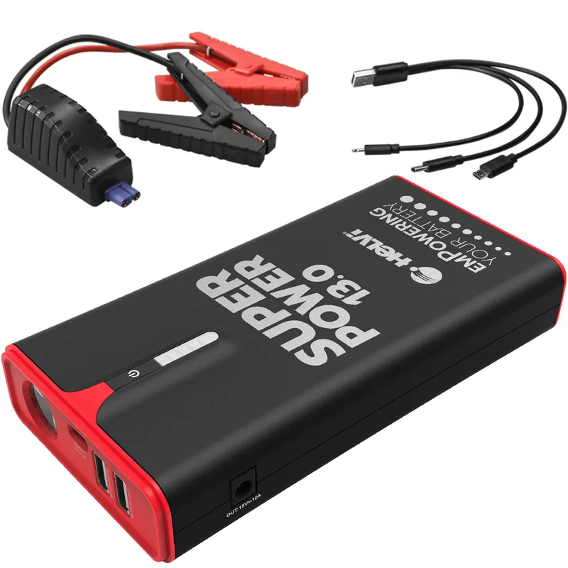 Helvi super power 13.0 - Démarreur portable multifonction - batterie externe - 12V