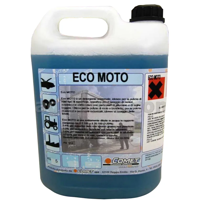 Détergent concentré professionnel pour nettoyeur Comet Eco Moto - 5L