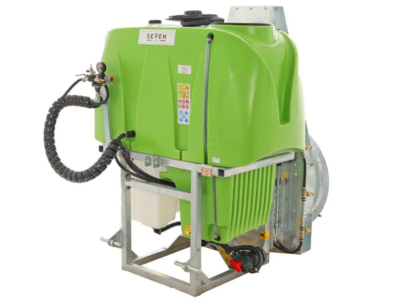 Seven Italy 600 - Atomiseur agricole porté à tour pour pulvérisation - Capacité 600 L - Pompe APS 71