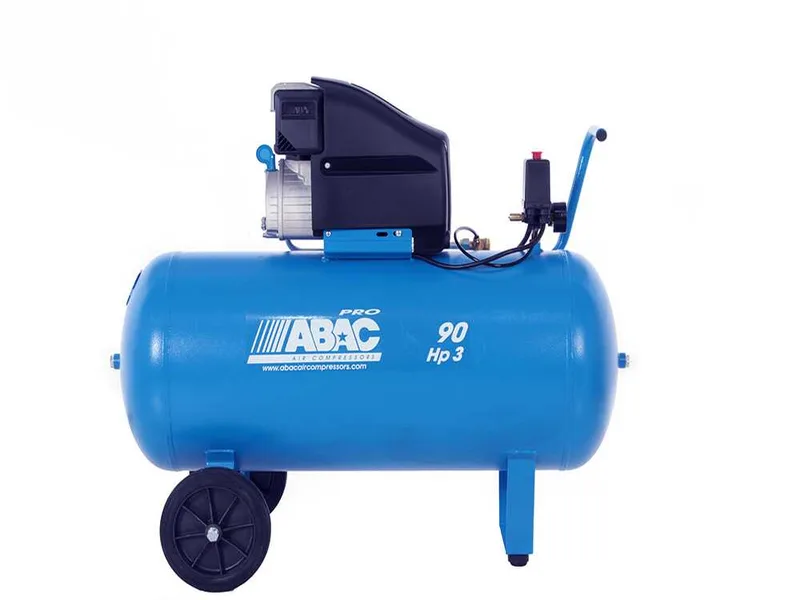 ABAC Estoril L30P - Compresseur d'air électrique sur roues - Moteur 3 CV - 90 litres