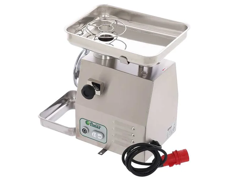 FIMAR 22RG - Hachoir à viande électrique - 400 V - 1,5 CV - Groupe de hachage en aluminium - Avec inverseur de marche