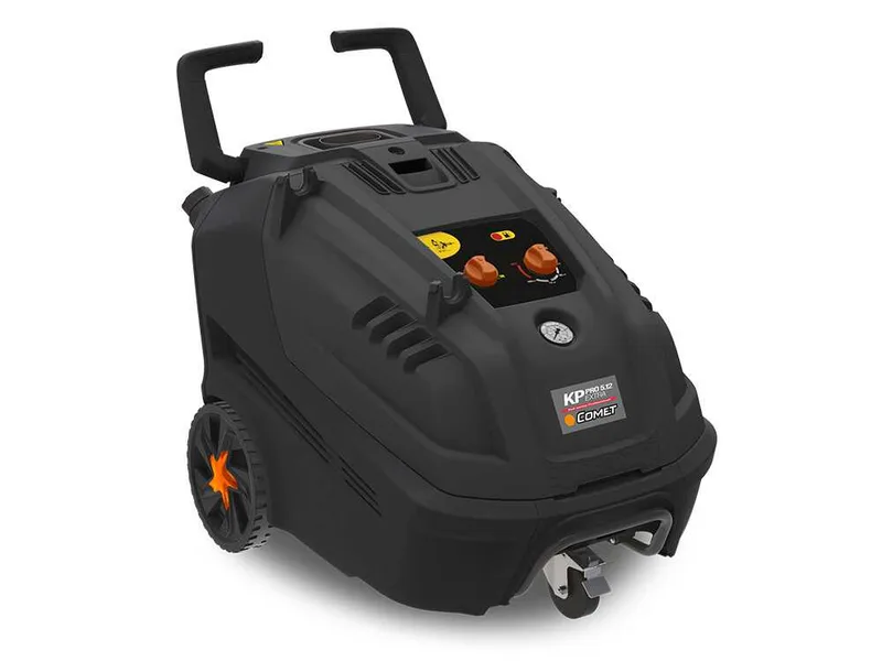 Nettoyeur haute pression eau chaude triphasé Comet KP PRO EXTRA 5.12 12/200 T - Pompe en laiton
