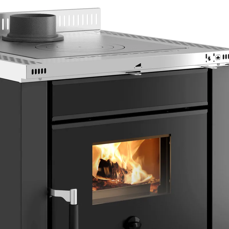 La Nordica Vicenza 16 cuisinière à bois anthracite