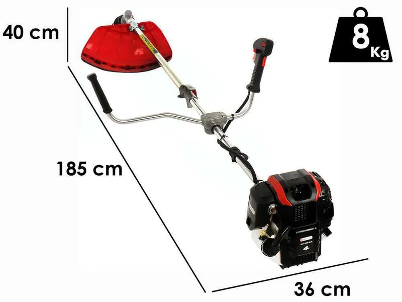 GeoTech Pro GT-4PRO 43H - Débroussailleuse 4 temps à essence