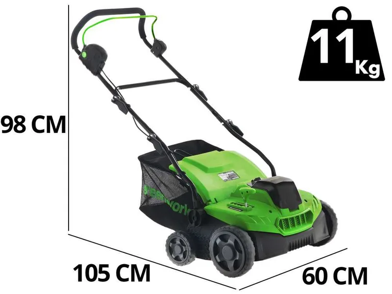 Greenworks GD48SC36 - Aérateur à batterie - 48V 4Ah