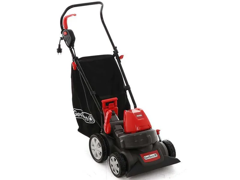 GeoTech LV 200 E Aspirateur de feuilles à roues - moteur électrique 1600W - Bac 45L - Souffleur