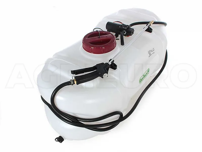 GeoTech CZ100A - Cuve de pulvérisation pour tracteur tondeuse - Pompe 12V - 100L
