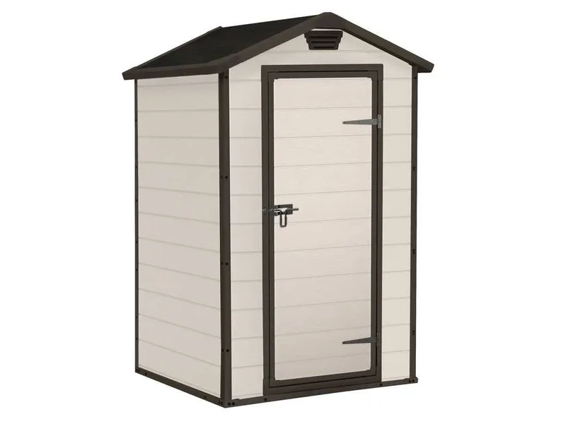 Keter Manor beige - Abri pour outils de jardin - 129x103x196 cm