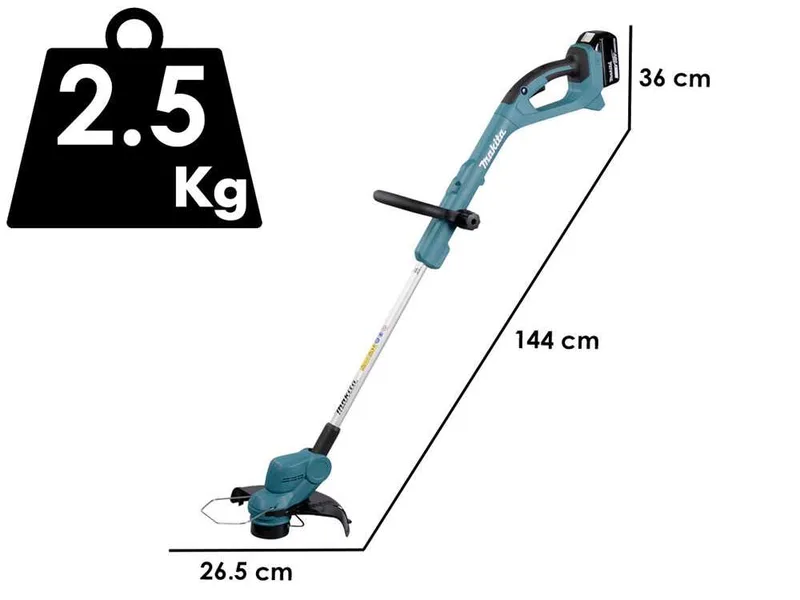 Makita DUR193RT - Coupe-bordure à batterie - 18 V 5 Ah