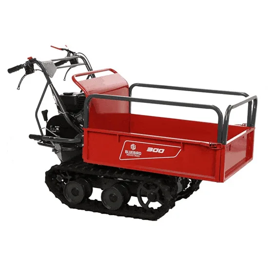 Blue Bird Carrier 300 - Brouette extensible à moteur sur chenilles - Charge 300Kg