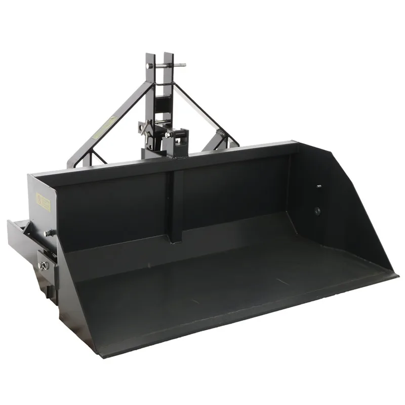 Godet arrière pour tracteur Blackstone B-PAL 180 - avec lame de 180 cm - charge 700Kg