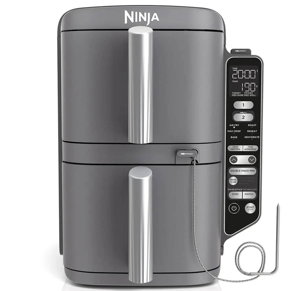Ninja Double Stack XL SL451EU - Friteuse à air chaud 9,5 L - Système SmartCook