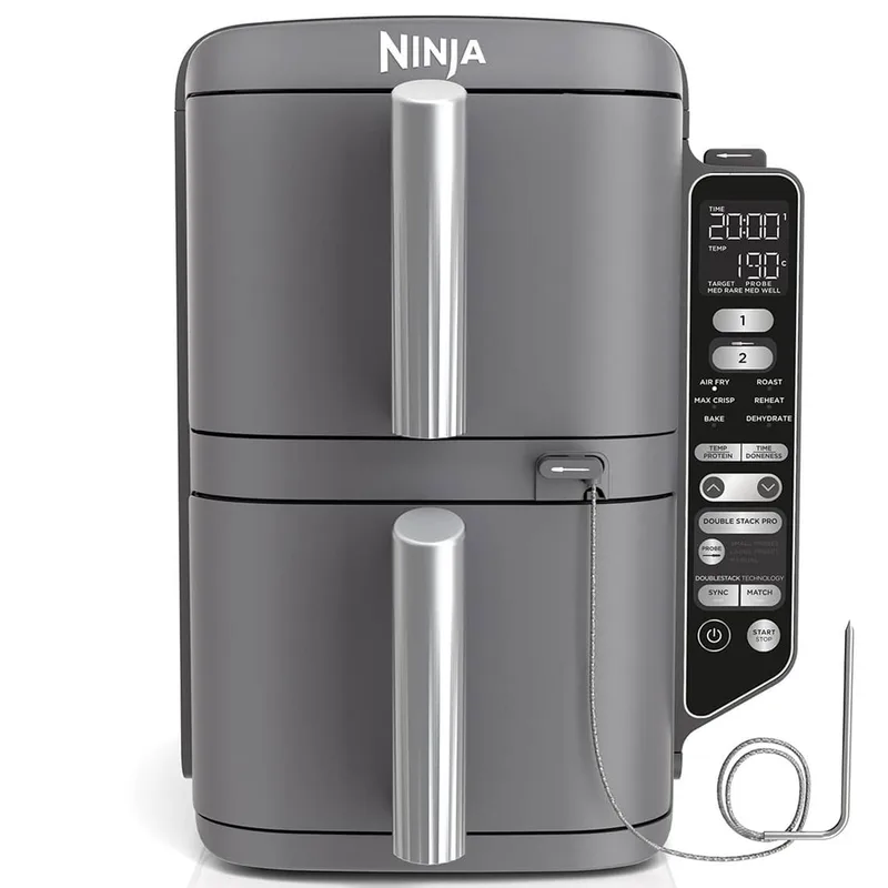 Ninja Double Stack XL SL451EU - Friteuse à air chaud 9,5 L - Système SmartCook