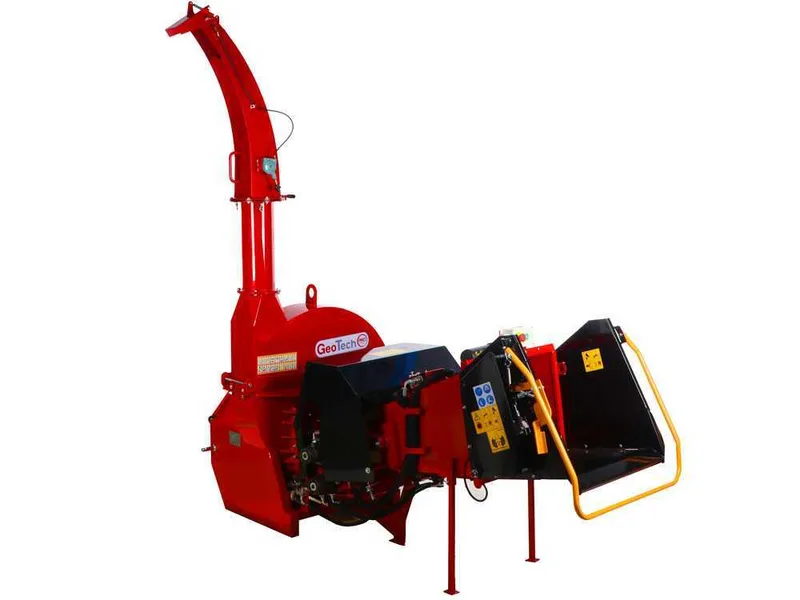 GeoTech Pro WS102RS - Broyeur de branches à tracteur - Avec rouleaux d'entraînement à commande hydraulique