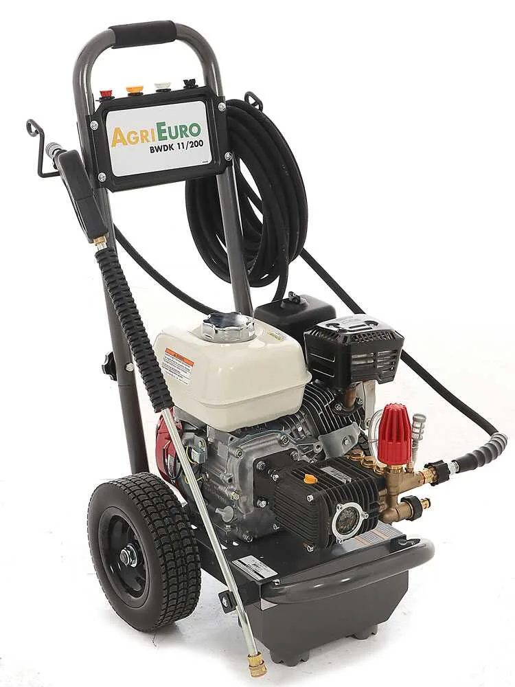 Nettoyeur haute pression thermique AgriEuro bwdk 11/200 PRO - 200 bar 660 l/m - pompe Comet bwd-k - moteur Honda gx 200