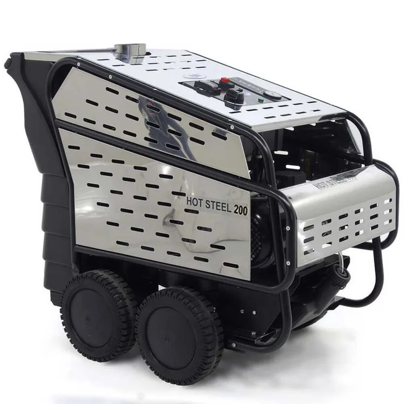 ITM - HOT STEEL 200/15 - Nettoyeur professionnel haute pression à eau chaude - triphasé - 200 bar - 900 l/h - INOX