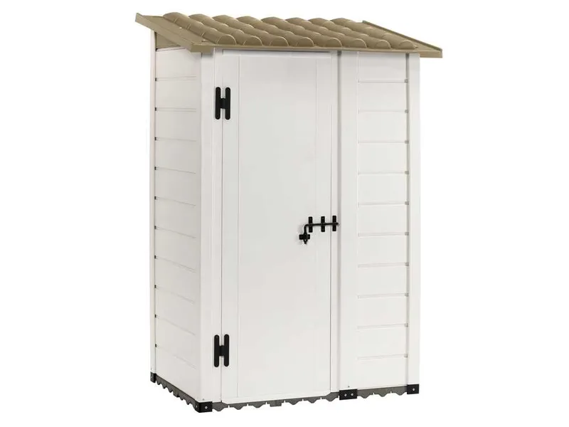 Garofalo Tuscany 100 - Abri de jardin - Avec porte décentrée - 122,5 x 82,5 x 201 cm