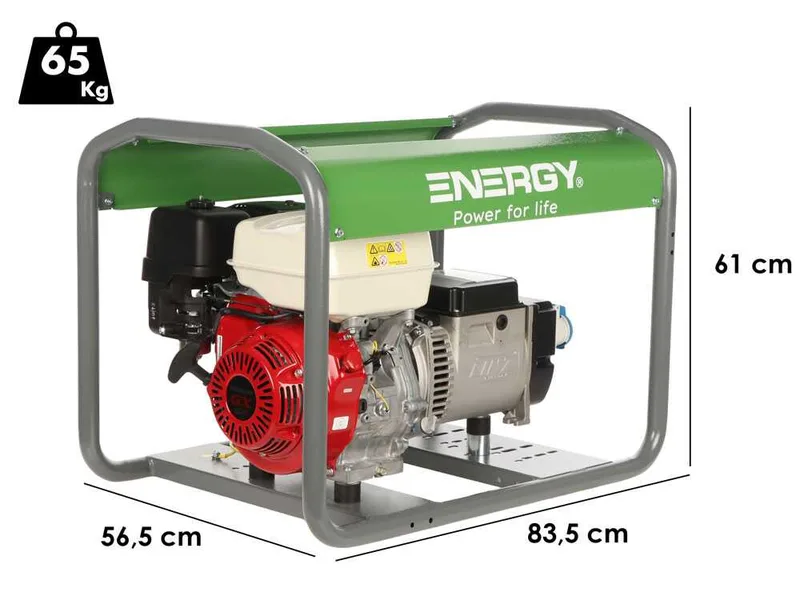 Energy EY-5.5MB - Groupe électrogène monophasé - Honda GX 270 - 4,4 kW