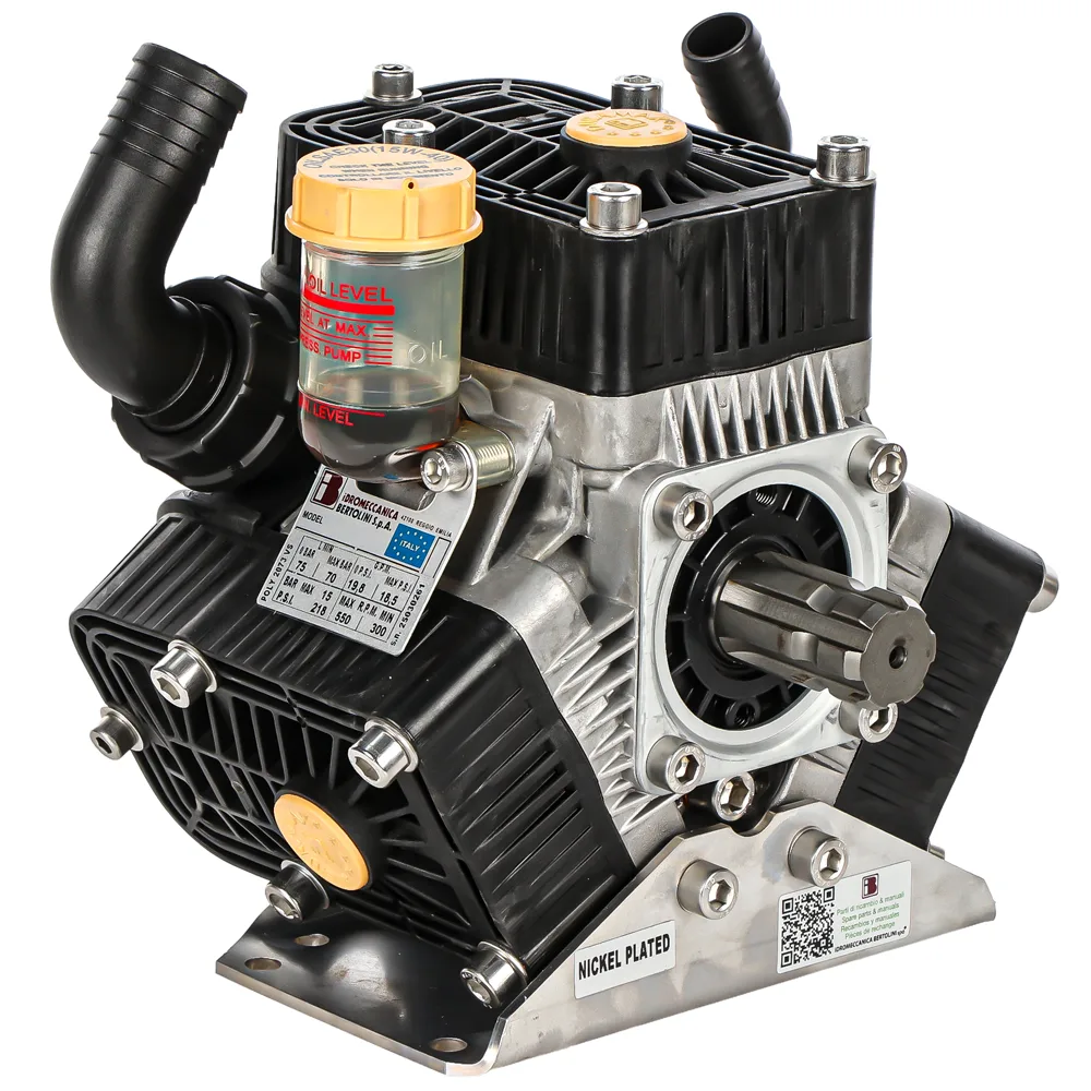 Bertolini Pumps POLY 2073 VS - Pompe à basse pression pour le désherbage à tracteur - version pour acides et produits chimiques
