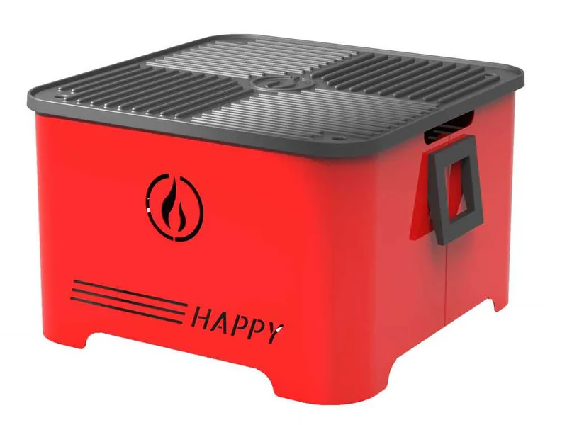 Linea VZ Happy Rosso - Barbecue à pellets portable