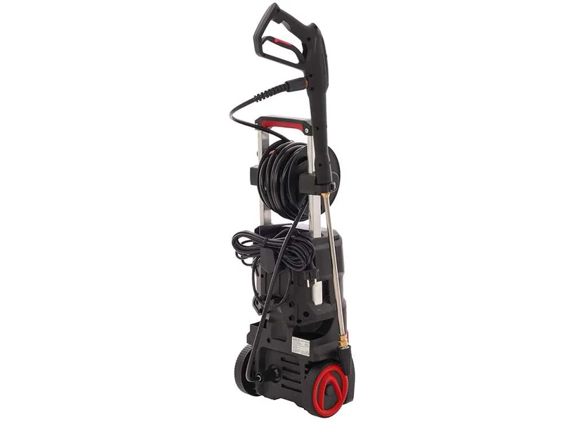 GeoTech Blasty 180 - Nettoyeur haute pression avec lance professionnelle + Kit patio et déboucheur - 180 bar - 450 l/h