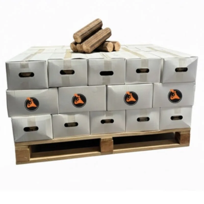 Buches compressées Haute Performance - 39 cartons de 6 bûches - 1 naturelles