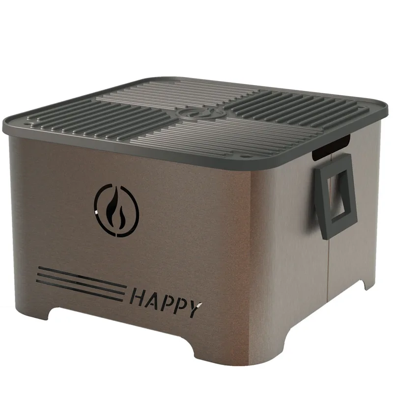 Linea VZ Happy Corten - Barbecue à pellets portable