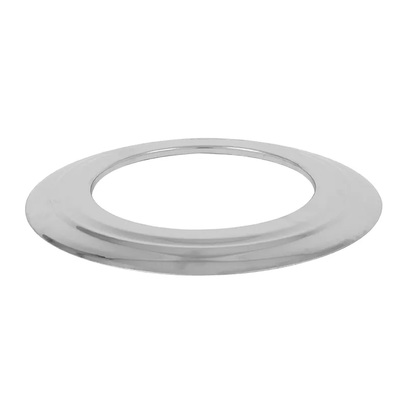 Lewo conduit de cheminée en acier inoxydable 130mm rosace murale R