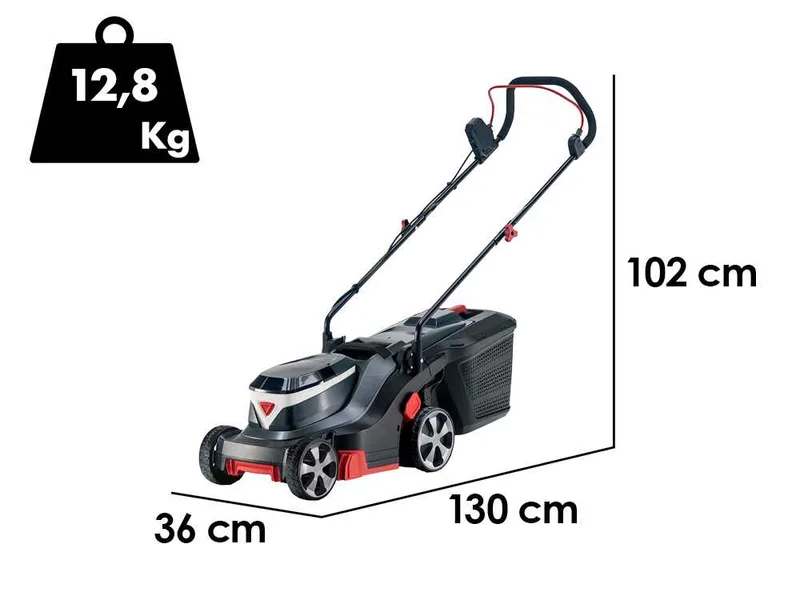 AL-KO 3.22 Li Easy - Tondeuse à gazon sans fil - Coupe 32 cm - 2x 18V/2,5Ah