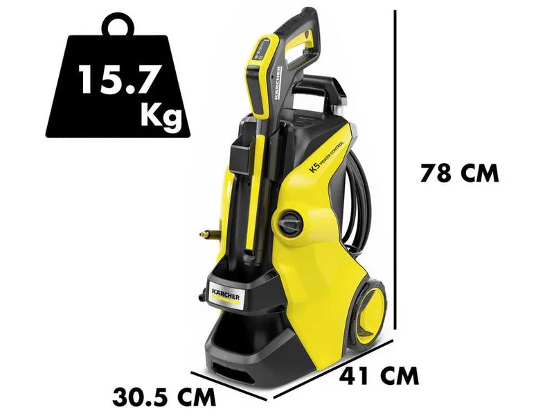 Karcher K5 Power Control Flex Home - Nettoyeur haute pression avec lave-sols T 5 - 145 bar - 500 l/h