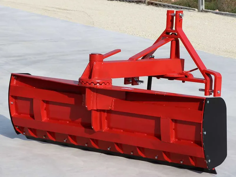 Lame niveleuse pour tracteur AgriEuro LLP160 - Série Lourde - pivot d'attelage et lame rotatifs