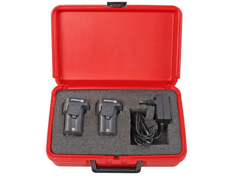 Zanon Kit Olive Light 2 - Peigne vibreur et sécateur à batterie - Perche télescopique 210/340 cm - 4 x 14,4 V 2,5 Ah - Diamètre de coupe 35 mm