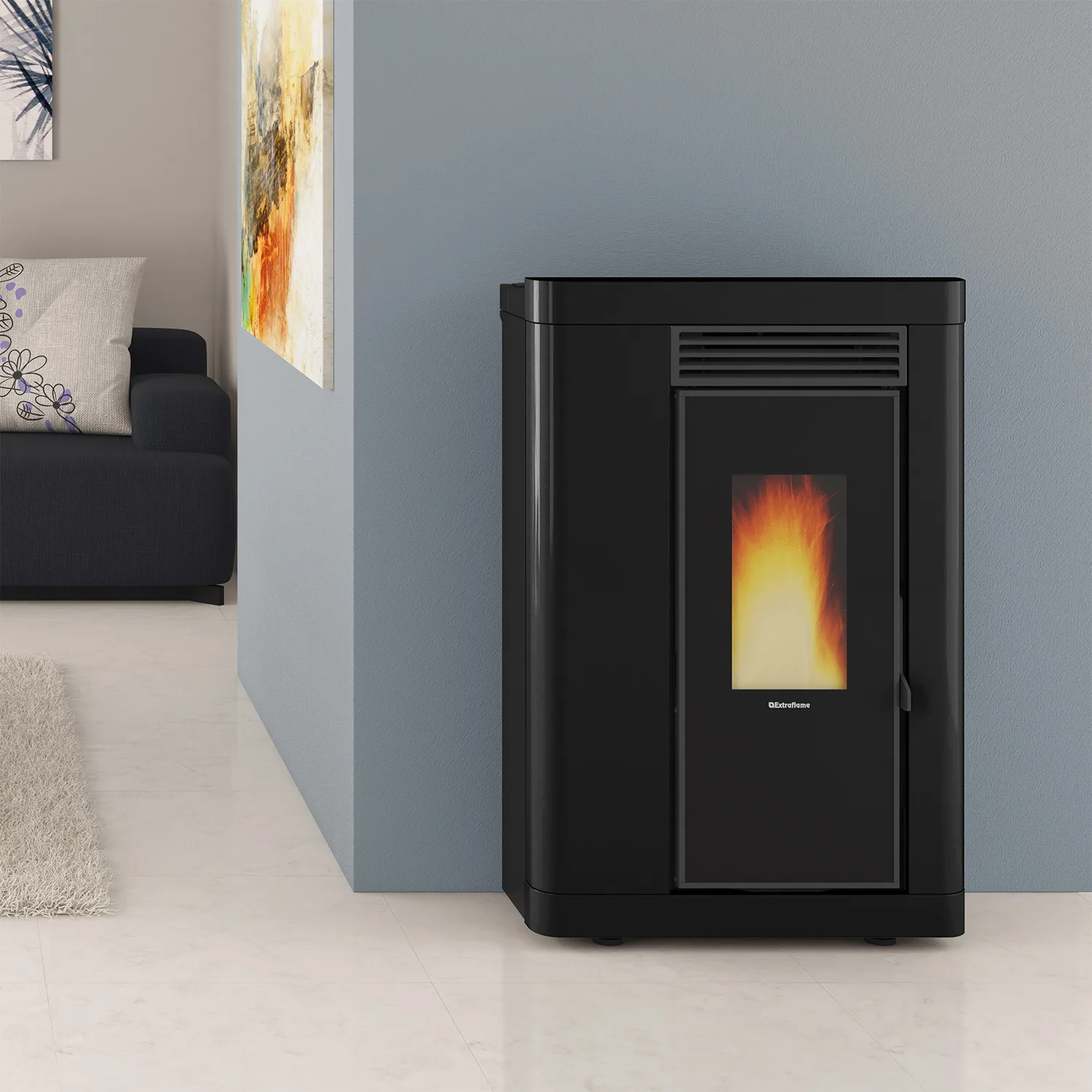 Extraflame ANNABELLA AD EVO - noir poêle à granulés