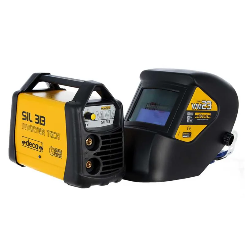 Deca SIL 313 - Poste à souder inverter (MMA) + Masque, courant continu (DC)