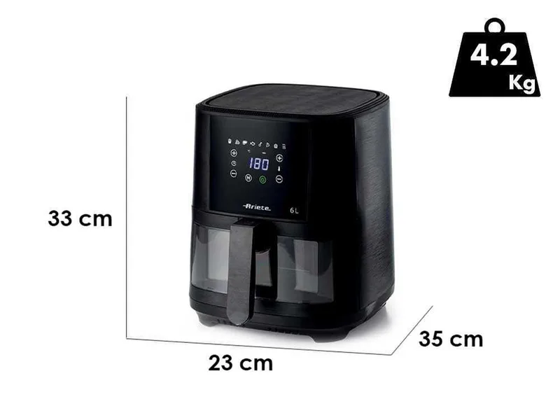 Ariete 4626 - Friteuse sans huile - 6L