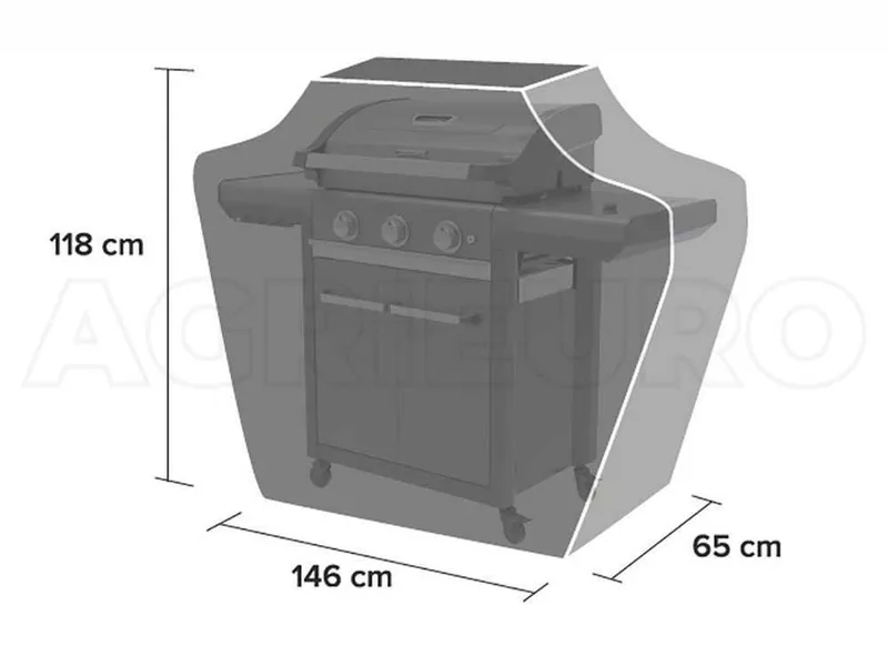Housse de protection pour barbecue classic L Campingaz