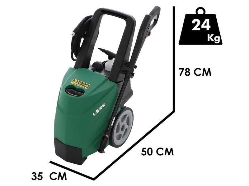 Lavor RIVER 1108 - Nettoyeur haute pression électrique à eau chaude - 145 Bar max - 450 l/h