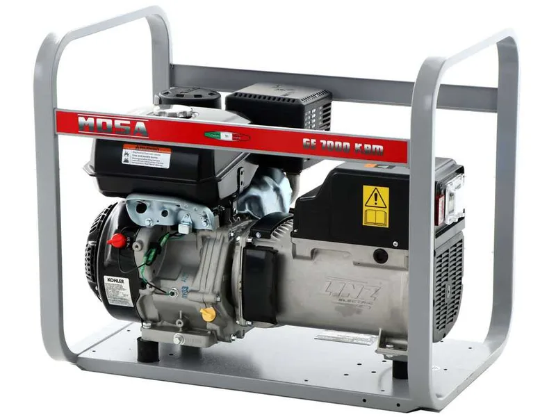 MOSA GE 7000 KBM - Groupe électrogène à essence 6 kW - Continue 5 kW Monophasé - Moteur Kohler CP CH440