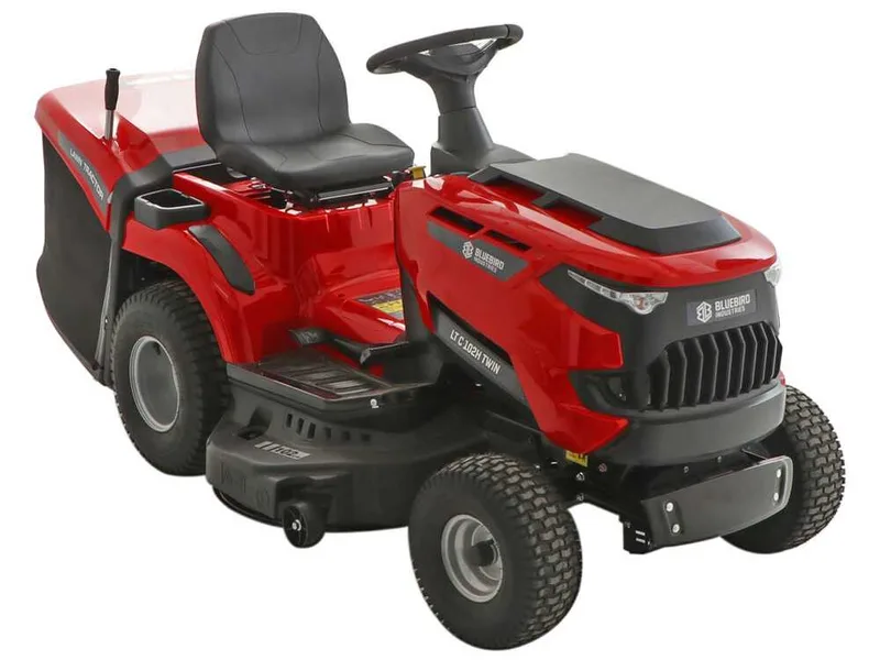 Blue Bird LT C102H TWIN - Tracteur tondeuse avec boîte hydrostatique - bac de ramassage 245 L