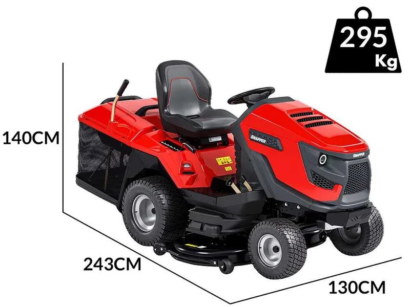 Snapper RTX122 - Tracteur tondeuse - Briggs&Stratton 724cc - Bac de ramassage - Mulching