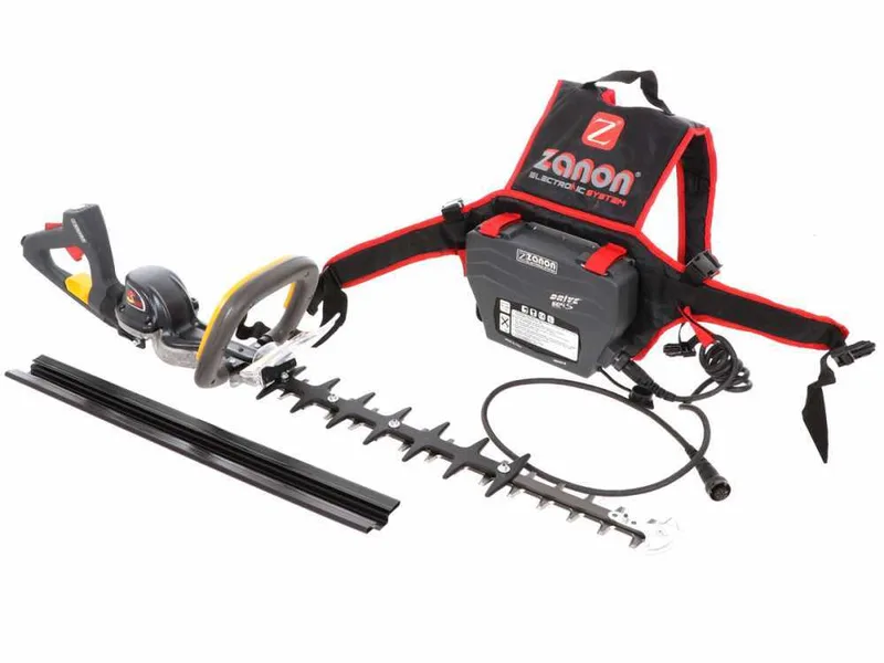 Taille-haie à batterie Zanon Raptor 600 - lame de 60 cm - 50,4 V 6,4 Ah
