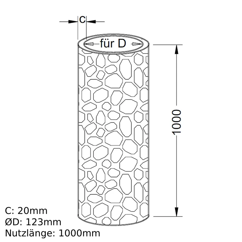 Schiedel tube isolé